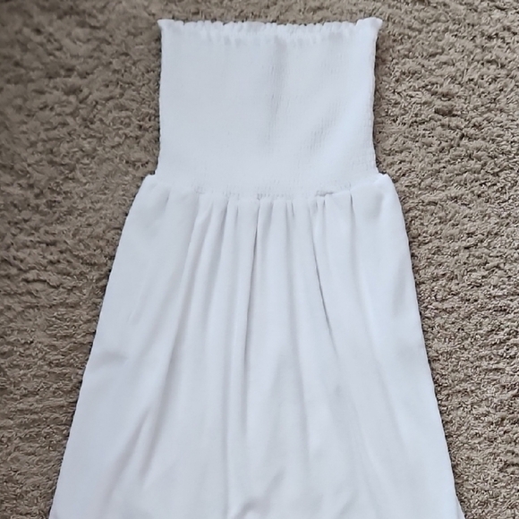 Beach Riot Lilee Strapless Smocked Cover-Up Dress - Picture 5 of 10